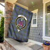 Ogilvie Hunting Modern Tartan Crest Garden Flag